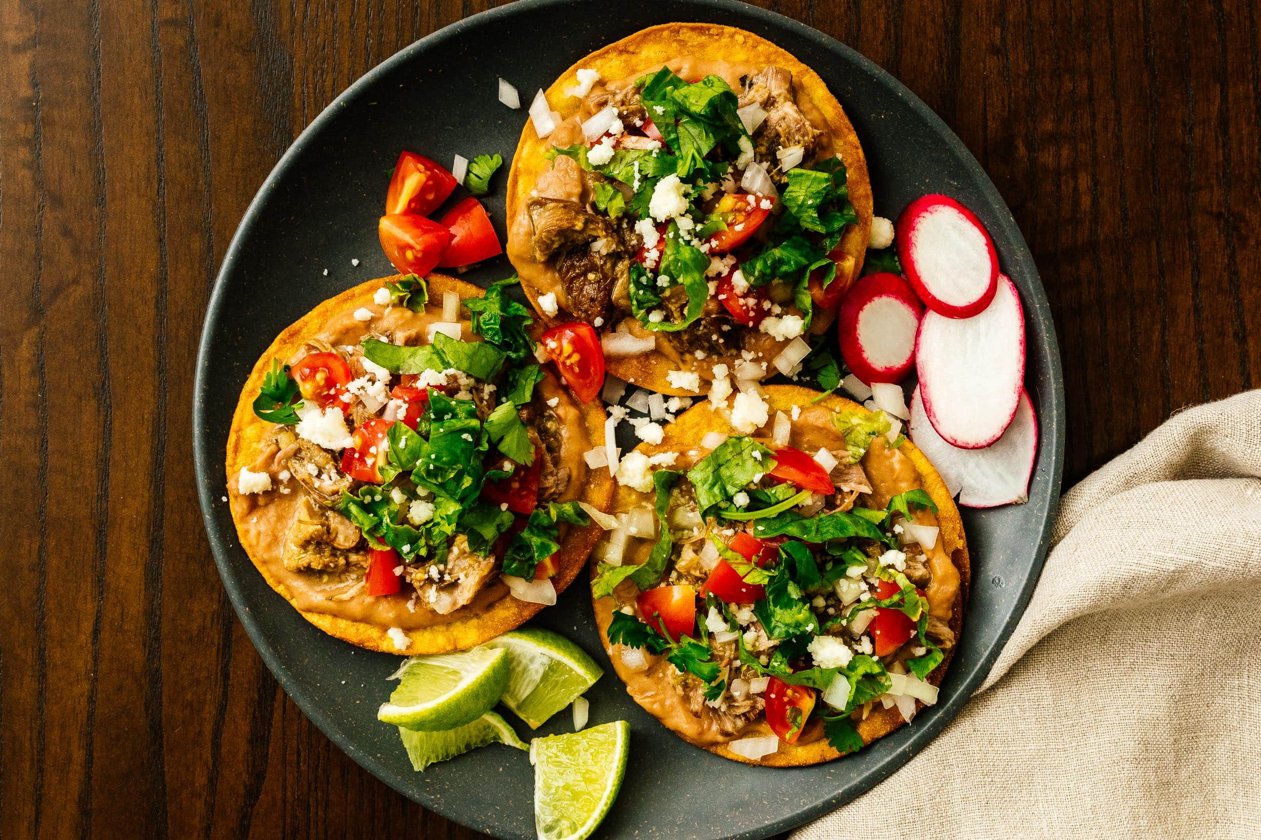 Easy Tostada Recipe · i am a food blog