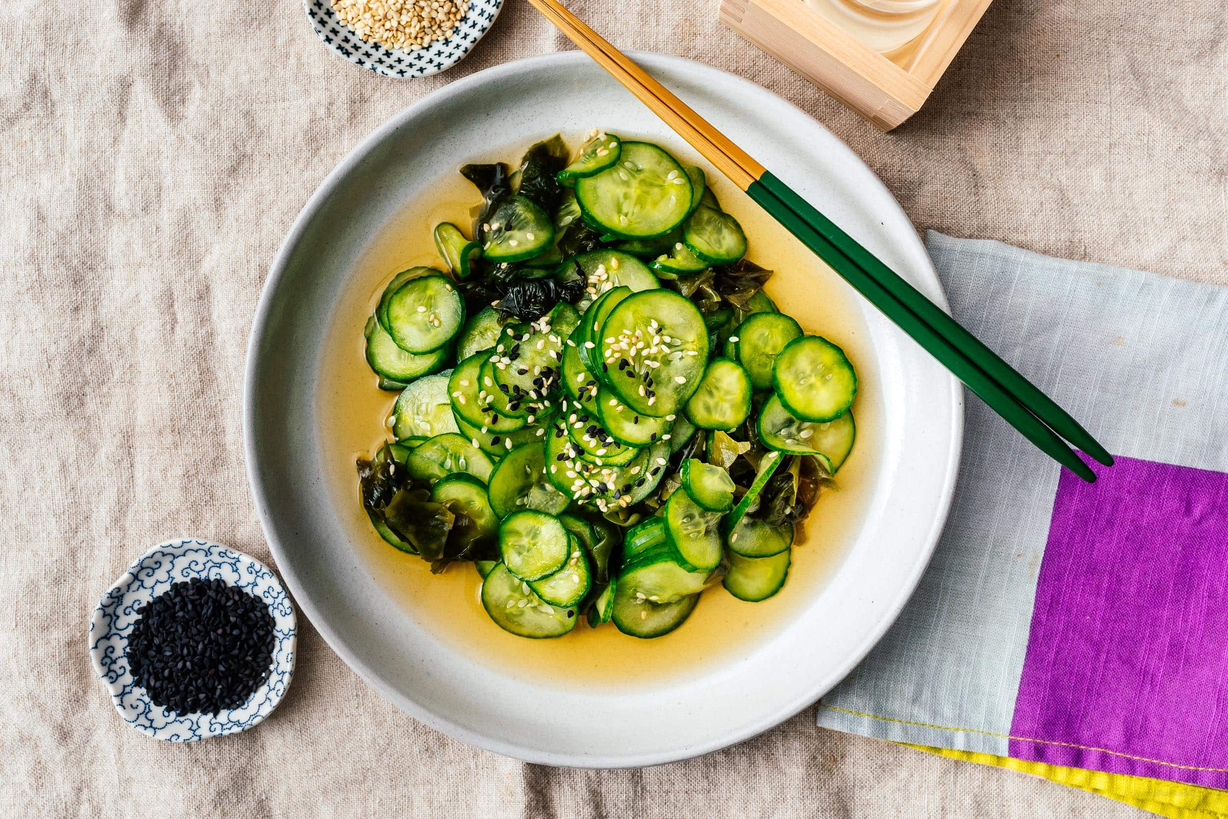 Sunomono Japanese Cucumber Salad · i am a food blog