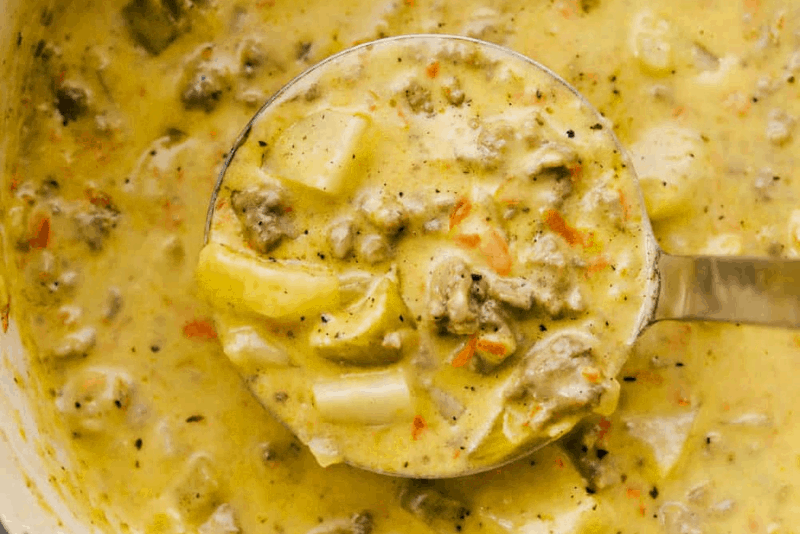 Award Winning Cheeseburger Soup